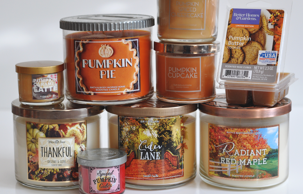 bath and body works fall candles 2017